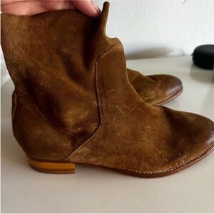 Zadig & Voltaire Brown Suede Ankle Boots